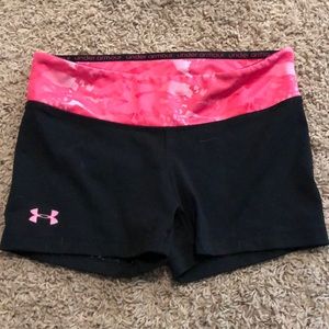 Under armour spandex shorts